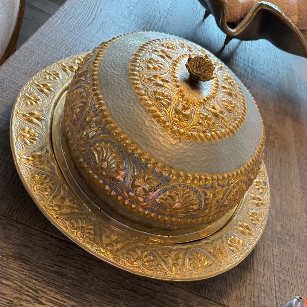 Vintage antique large serving dish - Picture 5 of 17